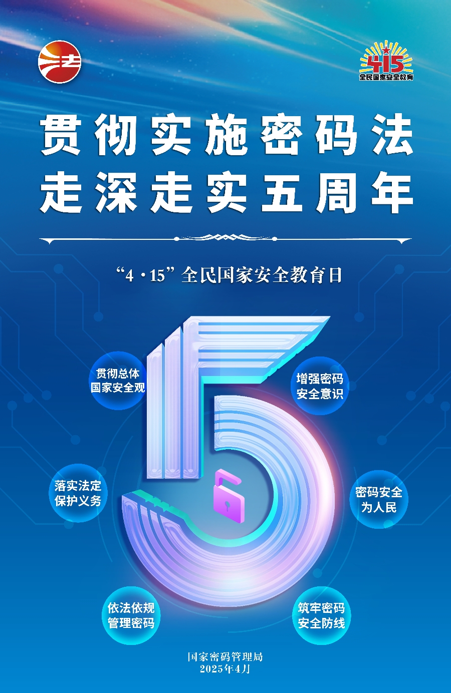 “4·15”全民国家安全教育日密码安全宣传挂图